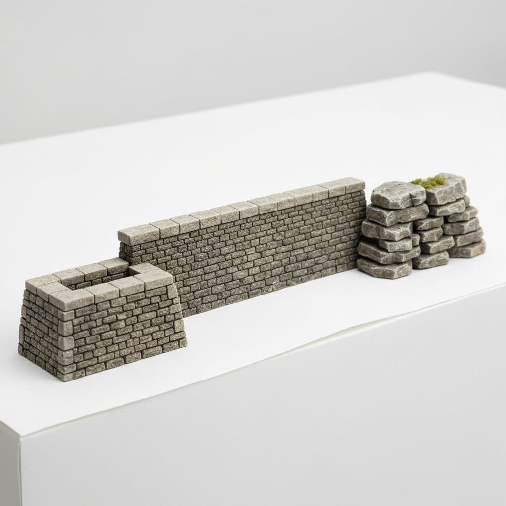 Woodland Scenics Retaining Wall Set