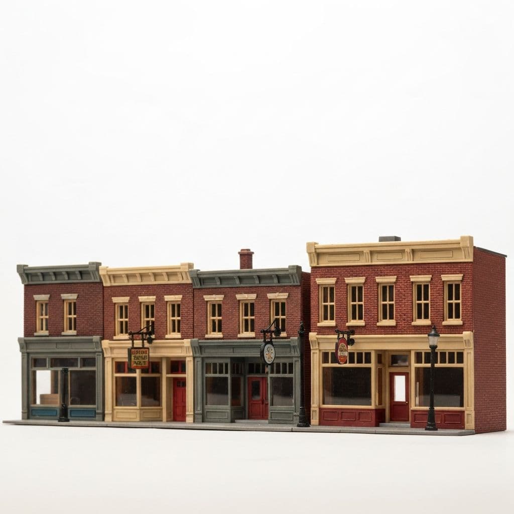 Woodland Scenics Town & Factory Building Set
