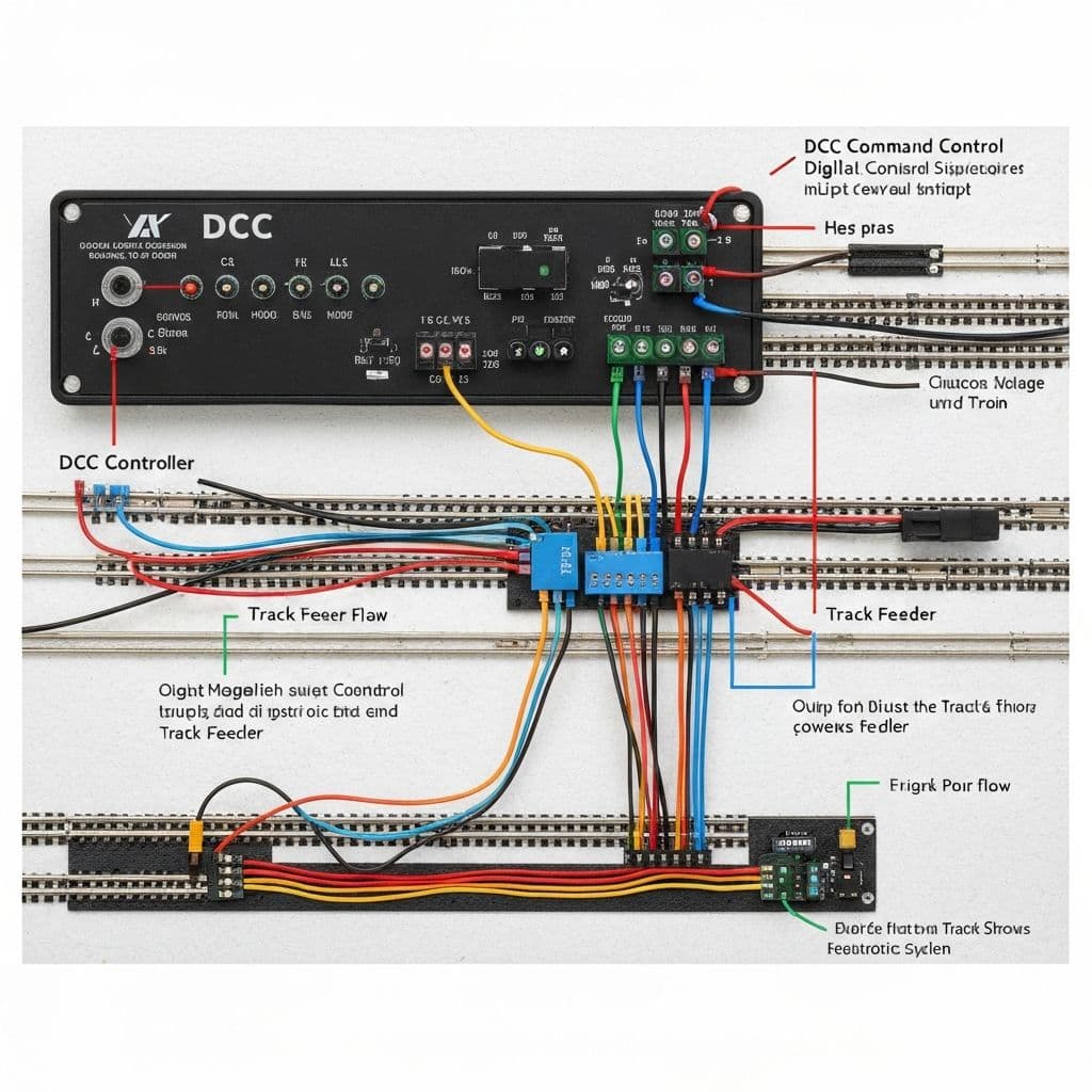 Complete Guide to Wiring Your Model Railroad for DCC | MODELTRAINS.AI ...